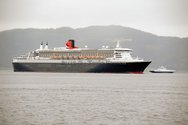 RMS Queen Mary 2 arriving at Trondheim harbour mid-June 2012.